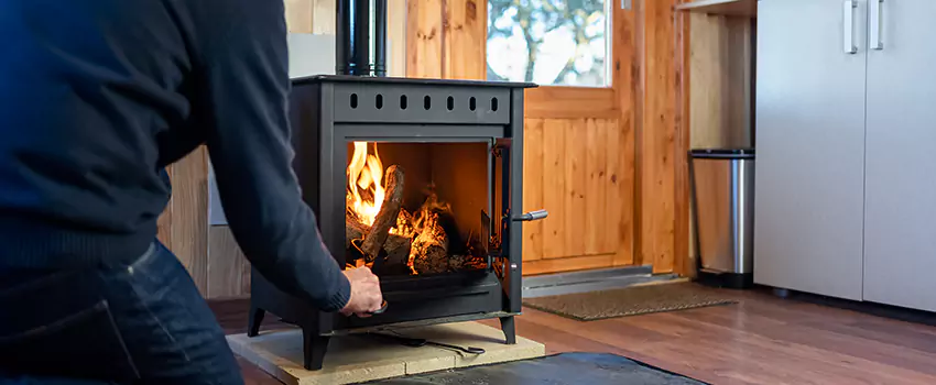 Open Hearth Wood Fireplace Installation in Wilson, NC