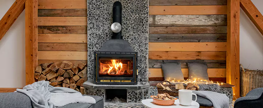 Thelin Hearth Products Direct Vent Gas Stove Fireplace Inspection in Wilson, North Carolina